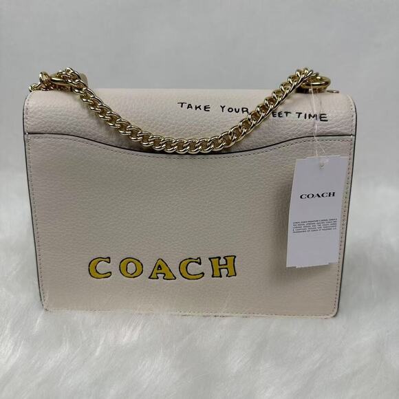 Coach Klare Crossbody Bag With Sketch Print In Chalk Multi Leather CAK15 NWT - Picture 4 of 14